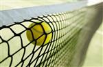 tennis net with ball