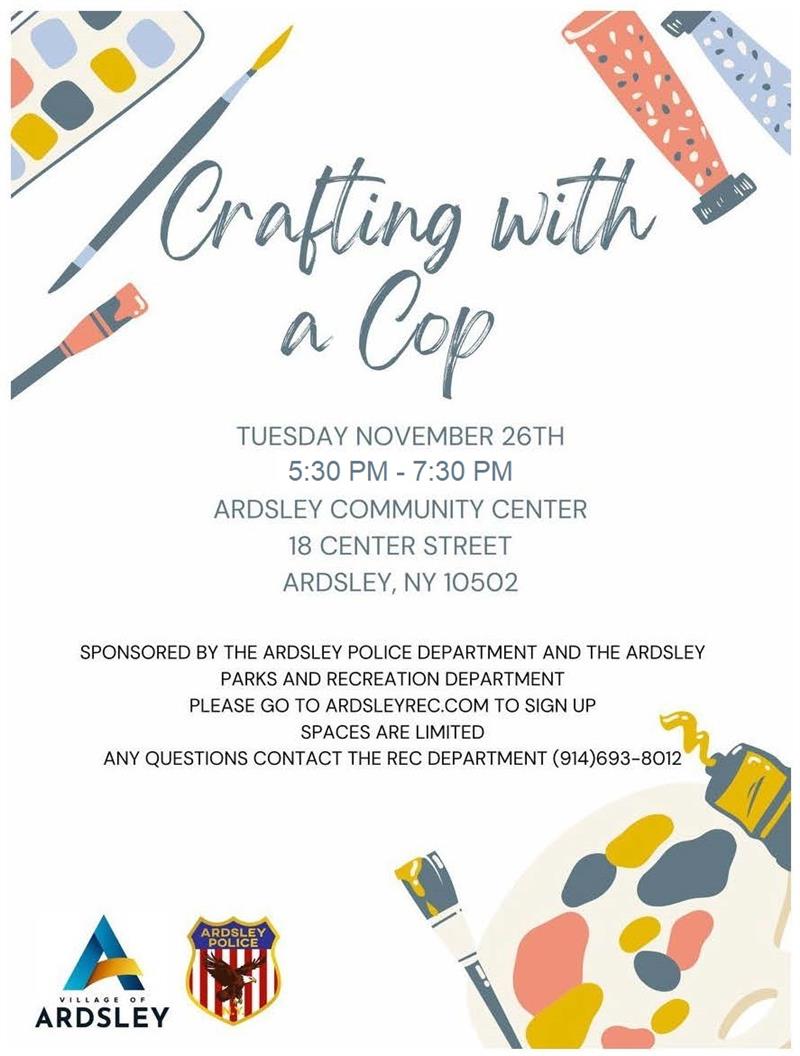 Crafting with a Cop